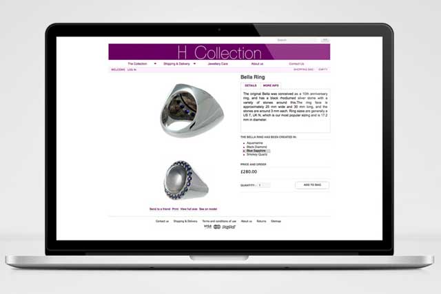 Web design - The H Collection